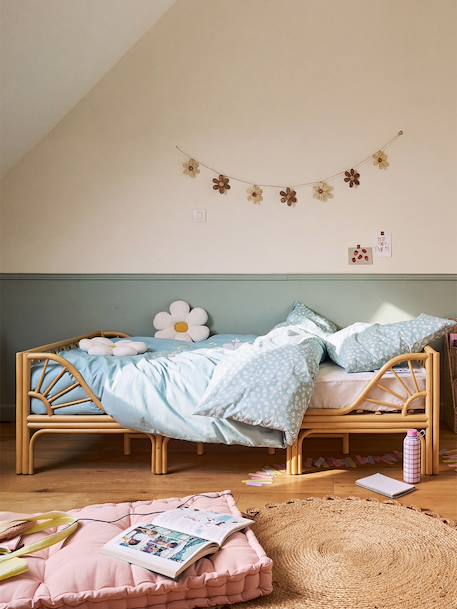 Kinderbed rotan Soleil hout - vertbaudet enfant 