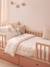 Bedset dekbedovertrek baby katoengaas wit, bedrukt - vertbaudet enfant 