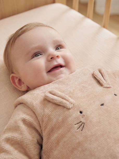 Gigoteuse bébé velours côtelé beige - vertbaudet enfant 