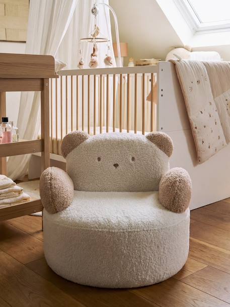 Fauteuil enfant bouclette blanc - vertbaudet enfant 
