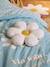 Coussin déco enfant bouclette fleur écru - vertbaudet enfant 