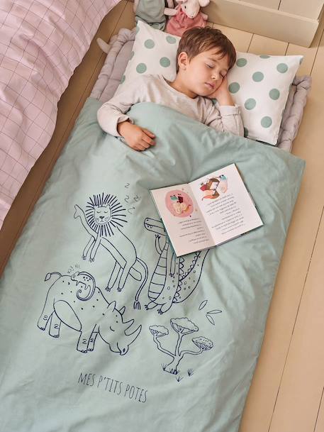Couchage de sieste maternelle Minili vert sauge - vertbaudet enfant 