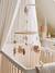 Mobile musical tissu et velours beige - vertbaudet enfant 