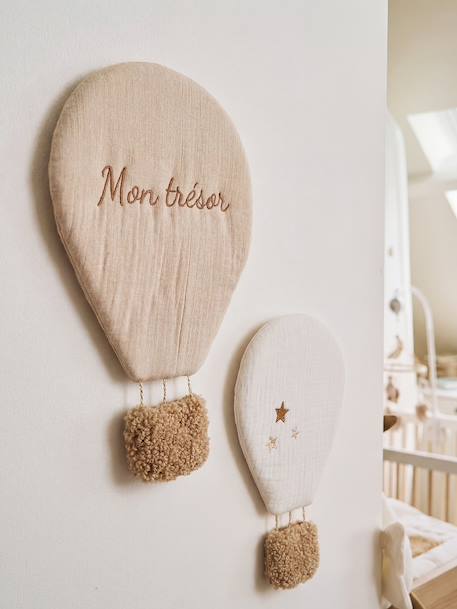 Décorations murales gaze de coton beige - vertbaudet enfant 