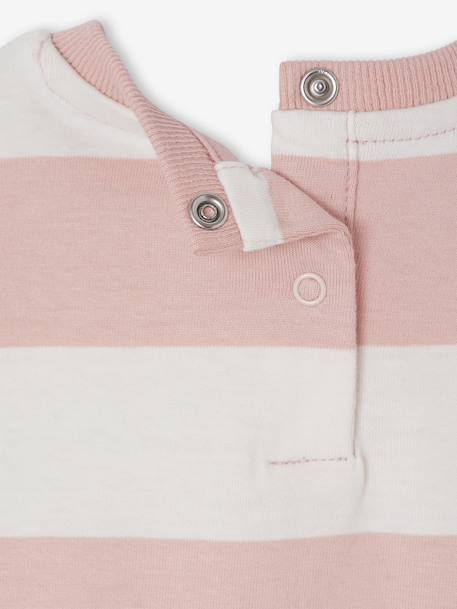 T-shirt manches longues bébé fille rose poudré - vertbaudet enfant 