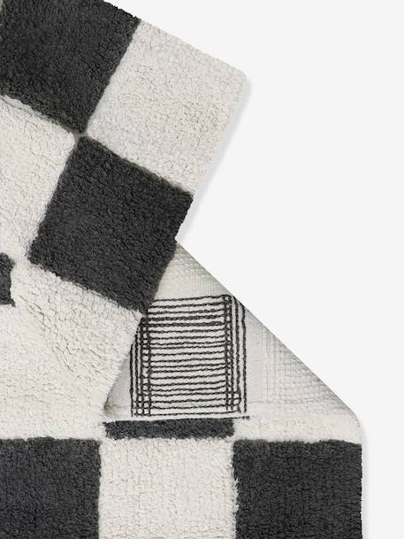 Tapis rectangulaire Tiles gris - vertbaudet enfant 