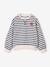 Sweat fille manches longues écru+rouge - vertbaudet enfant 