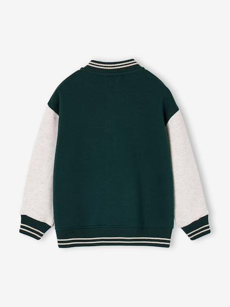Teddy sweater jongen dennen+marineblauw - vertbaudet enfant 