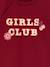 Robe sweat fille rouge - vertbaudet enfant 
