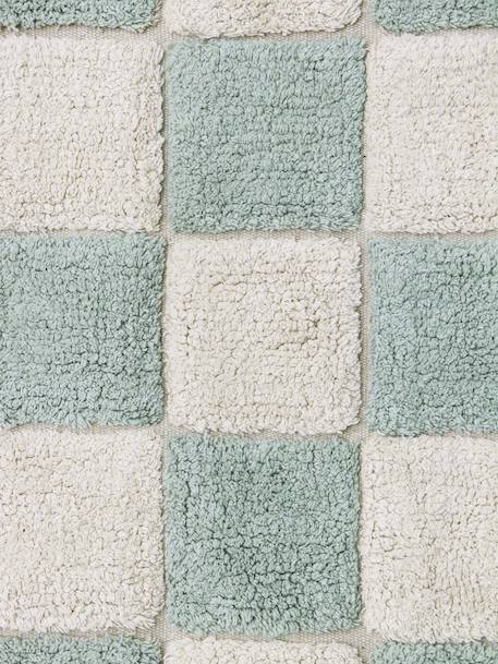 Tapis rectangulaire Tiles bleu - vertbaudet enfant 