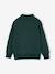 Sweat zippé garçon col camionneur marine+rouge+vert sapin - vertbaudet enfant 