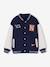 Teddy sweater jongen dennen+marineblauw - vertbaudet enfant 