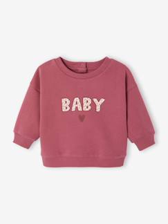 -Sweat-shirt bébé fille message imprimé