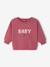 Sweat-shirt bébé fille message imprimé framboise+vanille - vertbaudet enfant 