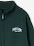 Sweat zippé garçon col camionneur marine+rouge+vert sapin - vertbaudet enfant 