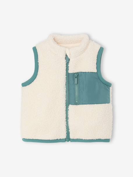 Bébé-Gilet sans manches bébé en sherpa