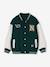 Sweat teddy garçon marine+vert sapin - vertbaudet enfant 