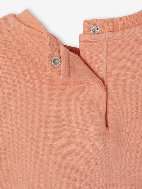Sweat bébé fille manches longues abricot - vertbaudet enfant 