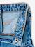 Denim rok met volant jeansblauw - vertbaudet enfant 