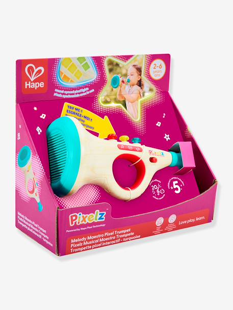Trompette pixel interactif turquoise - vertbaudet enfant 