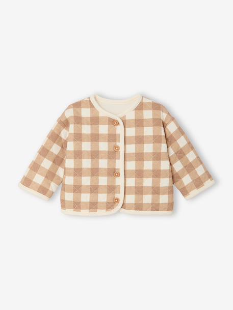 Gilet matelassé naissance écru - vertbaudet enfant 