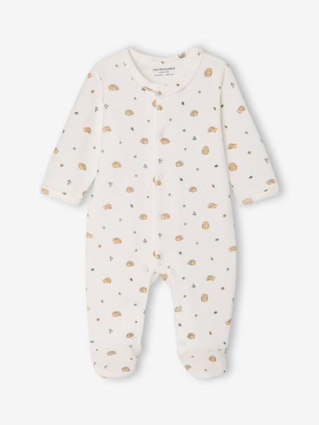 Lot de 2 dors-bien bébé ouverture devant cappuccino+rose pâle+vert sauge - vertbaudet enfant 