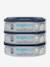 Lot de 3 recharges octogonales pour poubelles à couches Nappyclean et Dress Up BLEU - vertbaudet enfant 