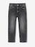 Mom jeans voor meisjes denimgrijs+lichtblauw+middenblauw - vertbaudet enfant 