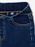 Jean tregging fille bleu foncé+bleu moyen+denim bleached - vertbaudet enfant 