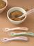 Lot de 4 cuillères 2ème âge Soft sans BPA BLUE/ PINK/ MIST/ GREEN - vertbaudet enfant 