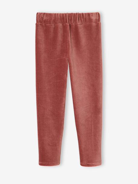 Legging fille anthracite+bois de rose - vertbaudet enfant 