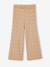 Legging fille large polaire marine+marron imprimé+vanille - vertbaudet enfant 