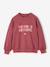 Sweat fille col rond mauve+rose pâle - vertbaudet enfant 