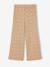 Legging fille large polaire marine+marron imprimé+vanille - vertbaudet enfant 