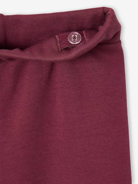 Legging fille large doublé maille polaire marine+prune+vert émeraude - vertbaudet enfant 