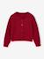 Gilet fille manches longues bleu+bordeaux+rose - vertbaudet enfant 