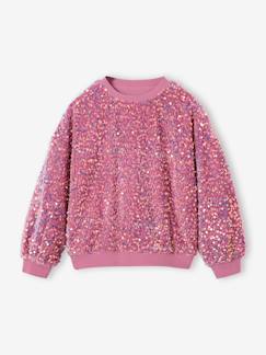 -Sweat fille à sequins 