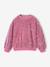 Sweat fille à sequins mauve+turquoise - vertbaudet enfant 
