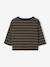 T-shirt manches longues bébé garçon cappuccino+kaki - vertbaudet enfant 