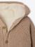 Gilet à capuche bébé en tricot beige chiné - vertbaudet enfant 