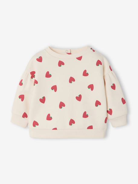Sweat bébé fille écru - vertbaudet enfant 