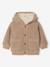 Babyvest met capuchon van tricot gemêleerd beige - vertbaudet enfant 