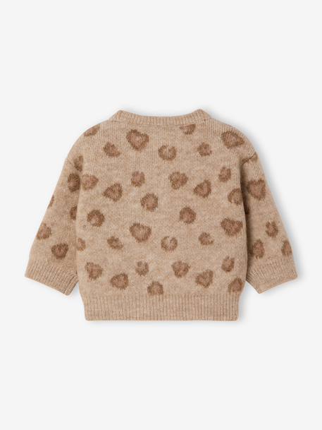 Gilet bébé fille boutonné beige chiné - vertbaudet enfant 