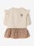 2-in-1 babyjurk met lange mouwen vanille - vertbaudet enfant 
