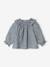 Blouse bébé fille vichy bleu grisé - vertbaudet enfant 