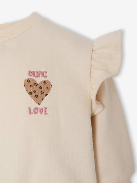 Robe bébé fille manches longues vanille - vertbaudet enfant 