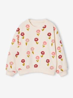 -Sweat fille col rond