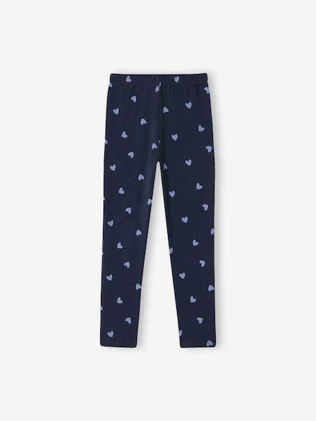 Legging fille imprimé bleu+encre+mauve+rose imprimé+vert amande+vert d'eau+vert imprimé - vertbaudet enfant 