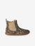 Boots fille cuir zippées beige+bronze+cacao+jaune d'or+marine+marron+noir+vert+vieux rose - vertbaudet enfant 