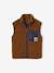 Gilet sans manches garçon caramel+écru - vertbaudet enfant 